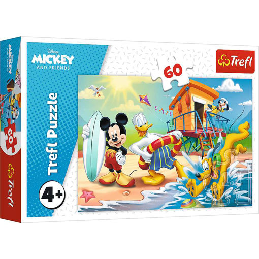 Picture of TREFL PUZZLE 60 PCS INTERESTING DAY FOR MICKEY